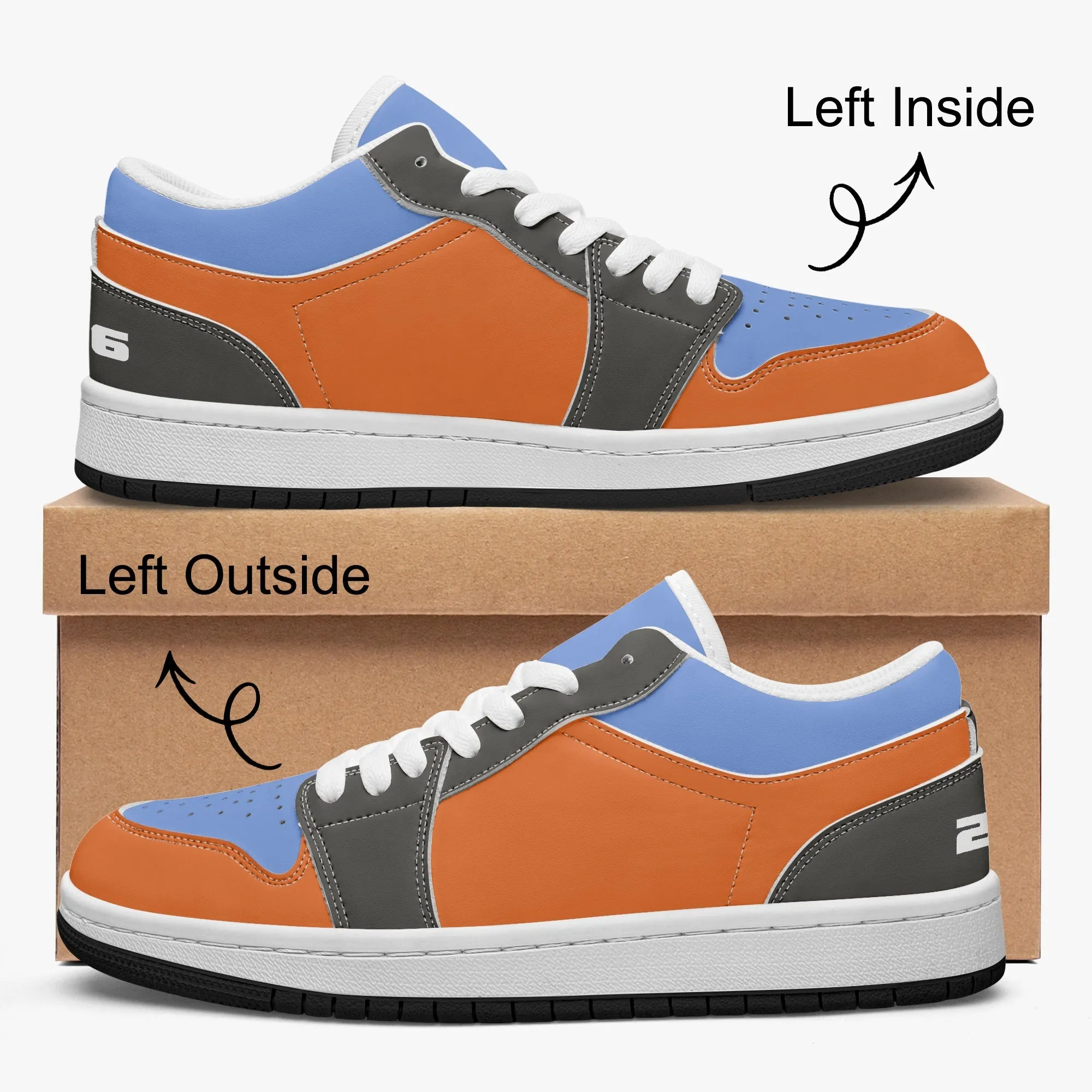 216 Retro Men's Low-Top Leather Basketball Shoes by Niche Era