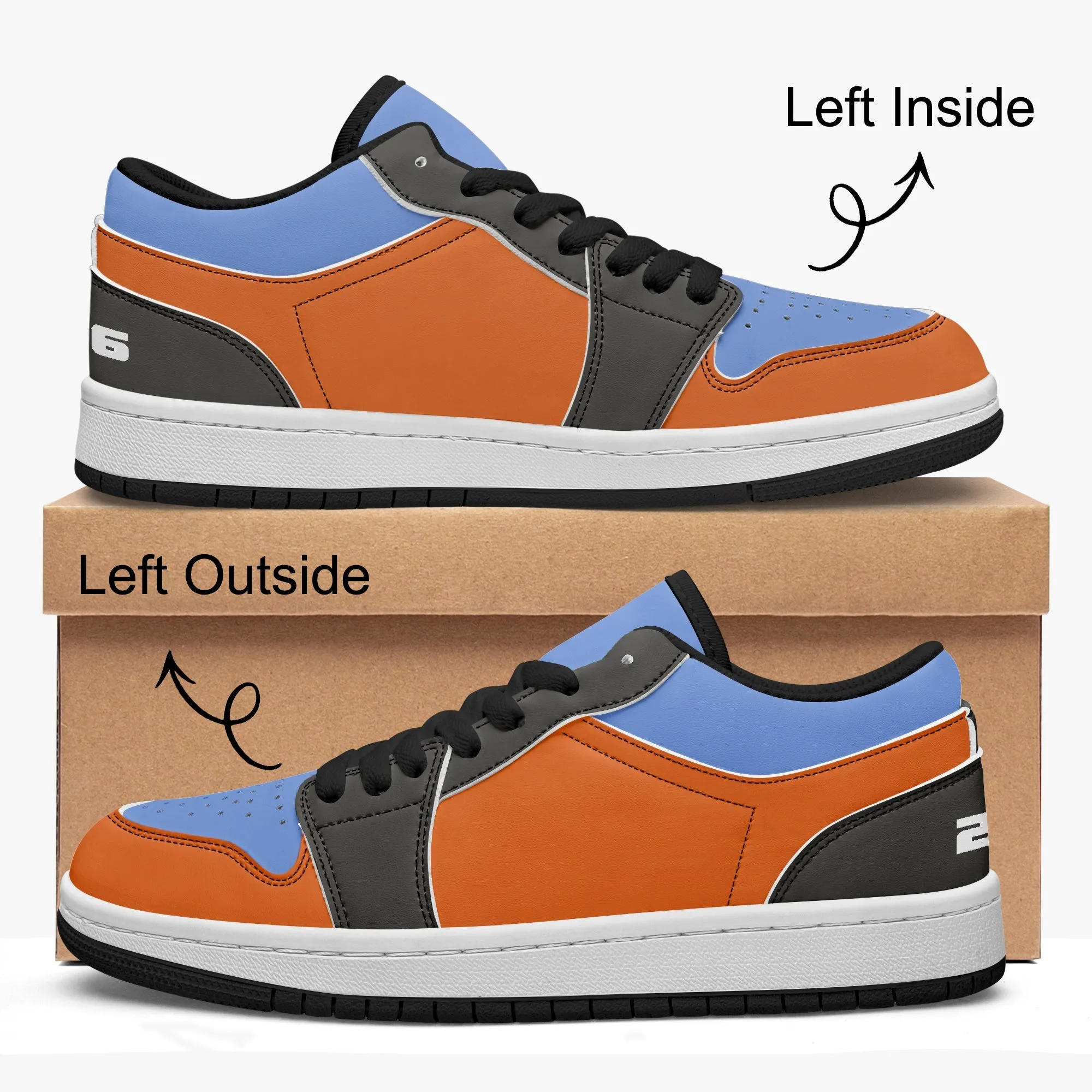 216 Retro Men's Low-Top Leather Basketball Shoes by Niche Era