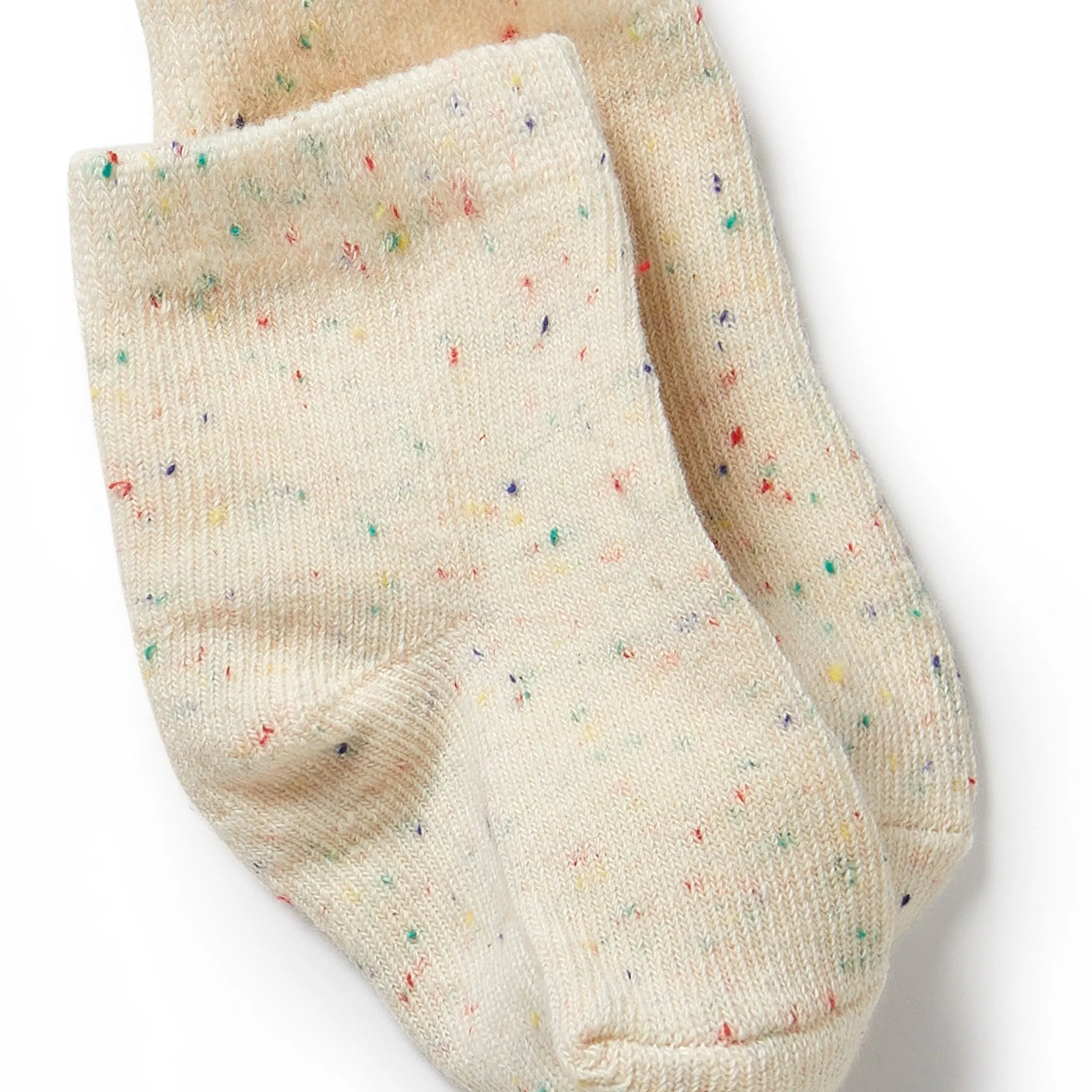 3 PACK BABY SOCKS | DIJON/PINK/FLECK
