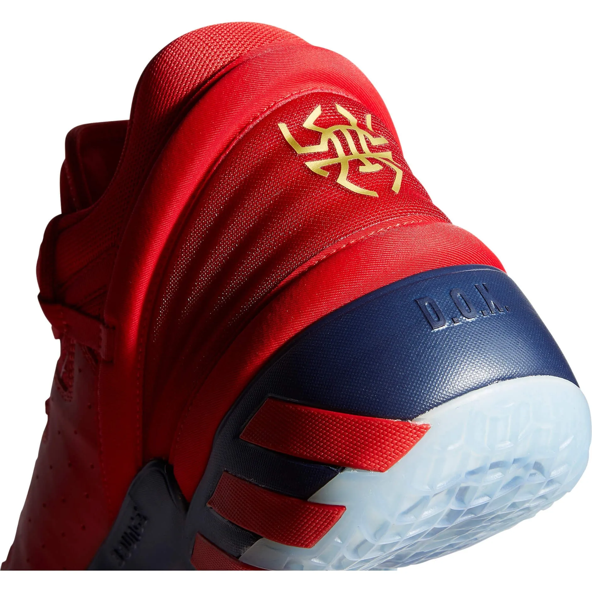 Adidas D.O.N. Issue 2 scarlet/navy/gold