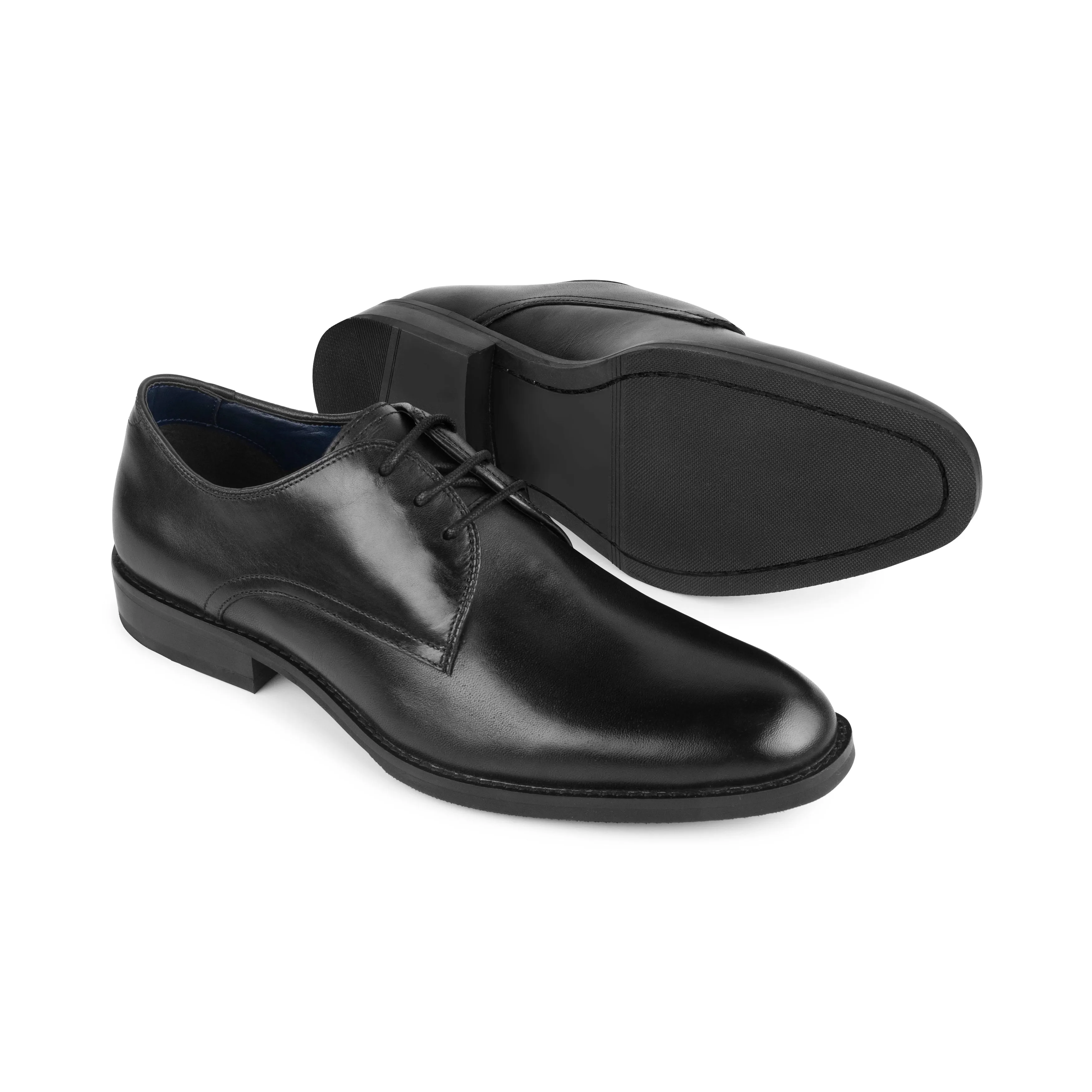 Alex Men's Derby Shoe - BLACK