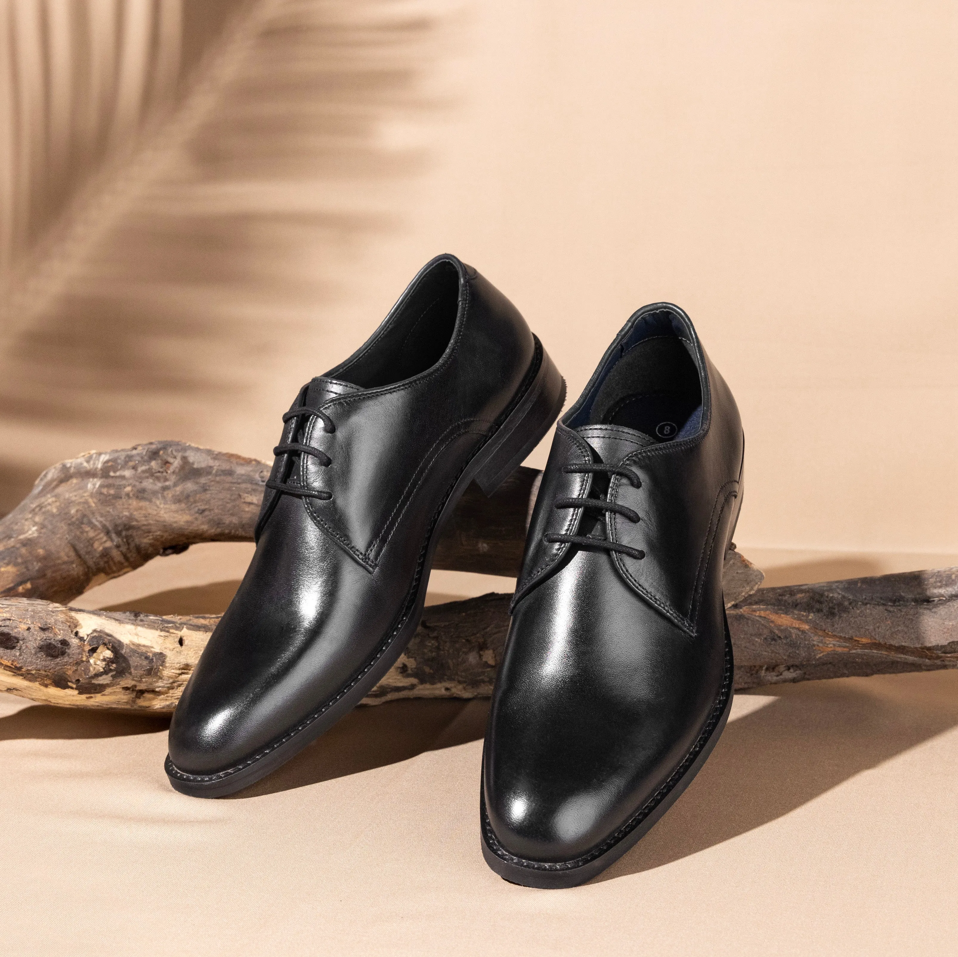 Alex Men's Derby Shoe - BLACK