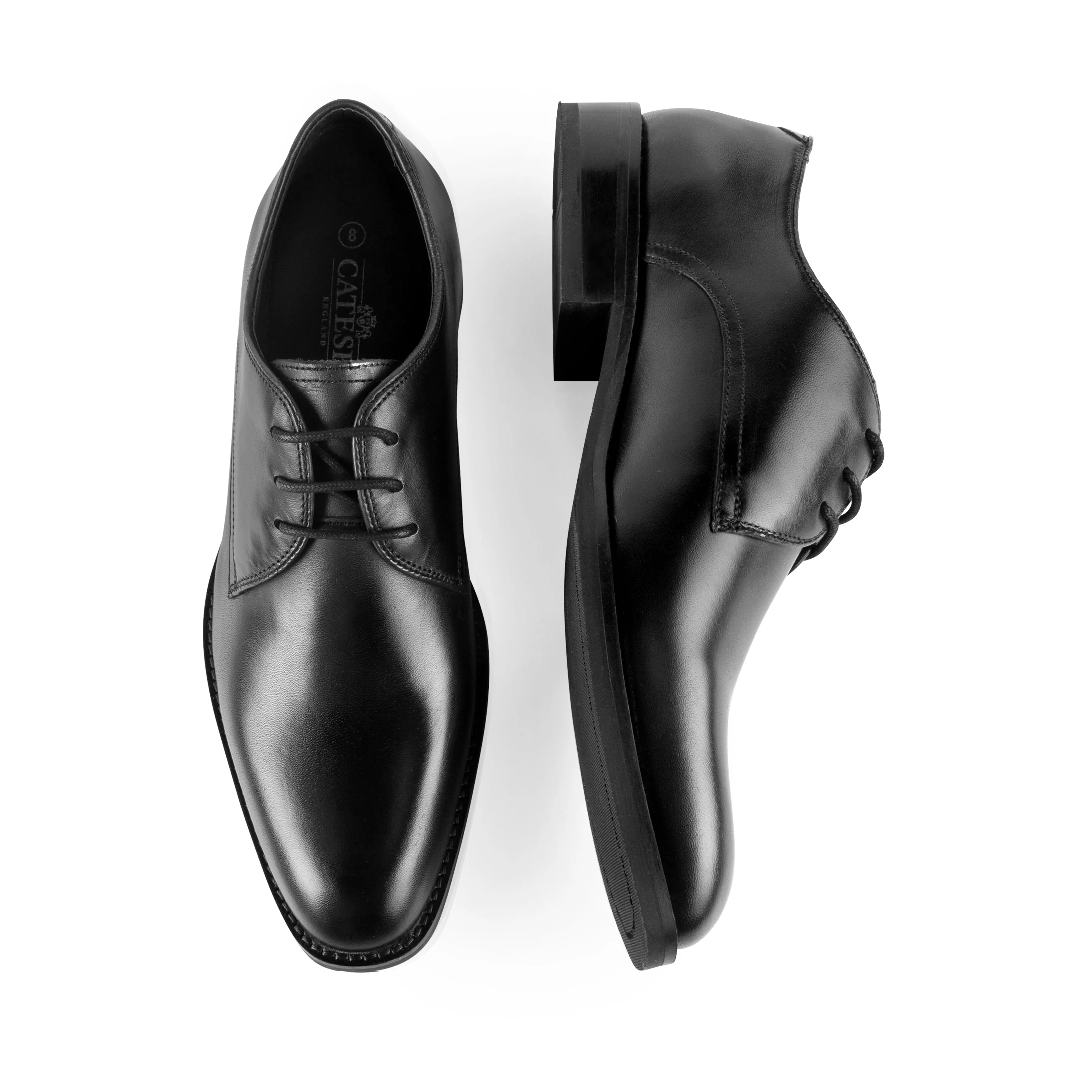 Alex Men's Derby Shoe - BLACK