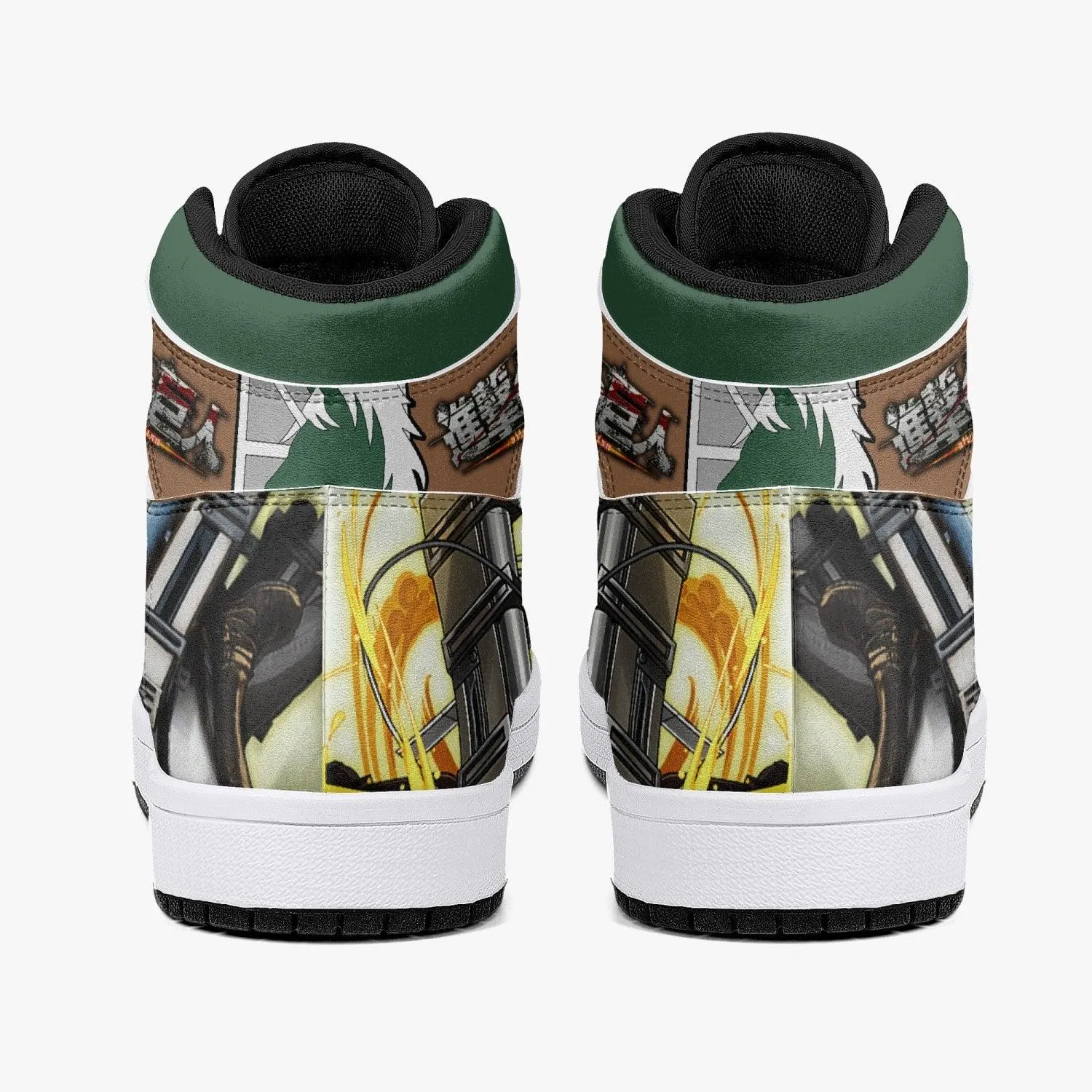 Annie Leonhart Military Police Shingeki no Kyojin Mid 1 Basketball Shoes