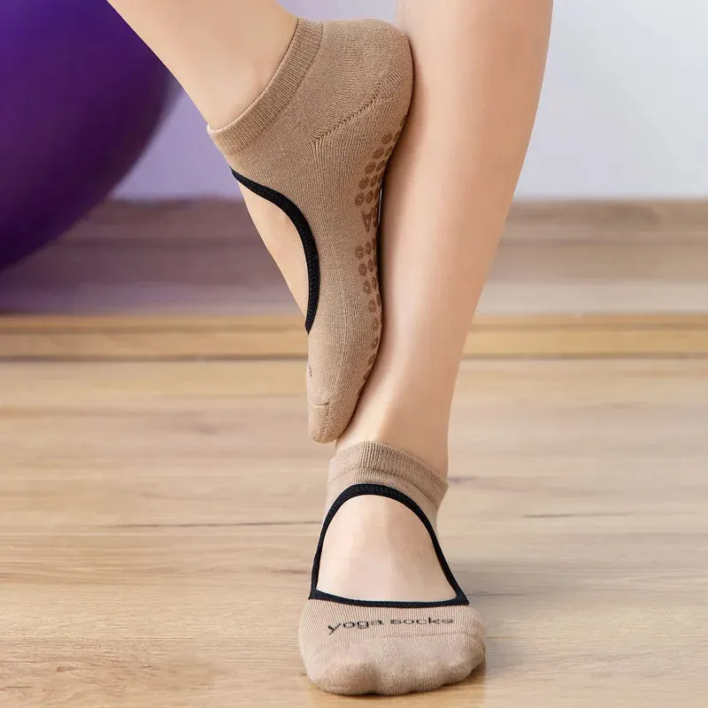Backless Yoga Socks for Women