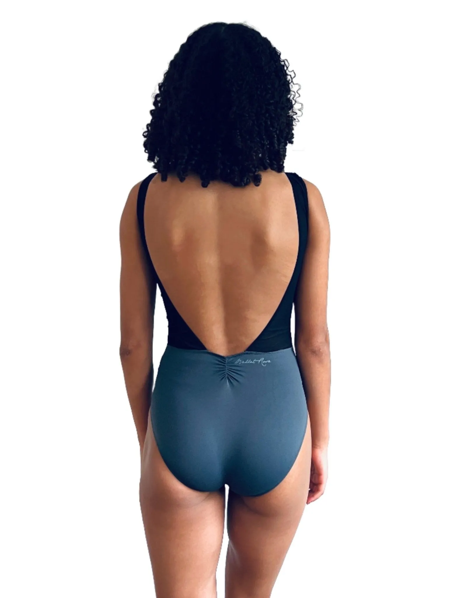 Ballet Rosa Risette Leotard- Black/Grey