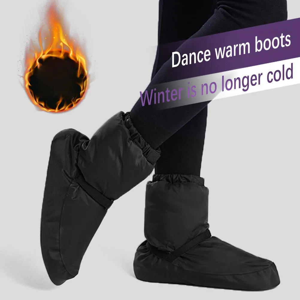 Ballet Warm Up Booties Ballerina Women Girls Winter Boots Ballet Shoes Dance Shoes for Adult Big Kids