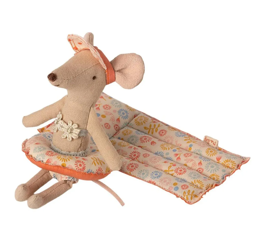 Beach Float Air Mattress, Mouse - Flower