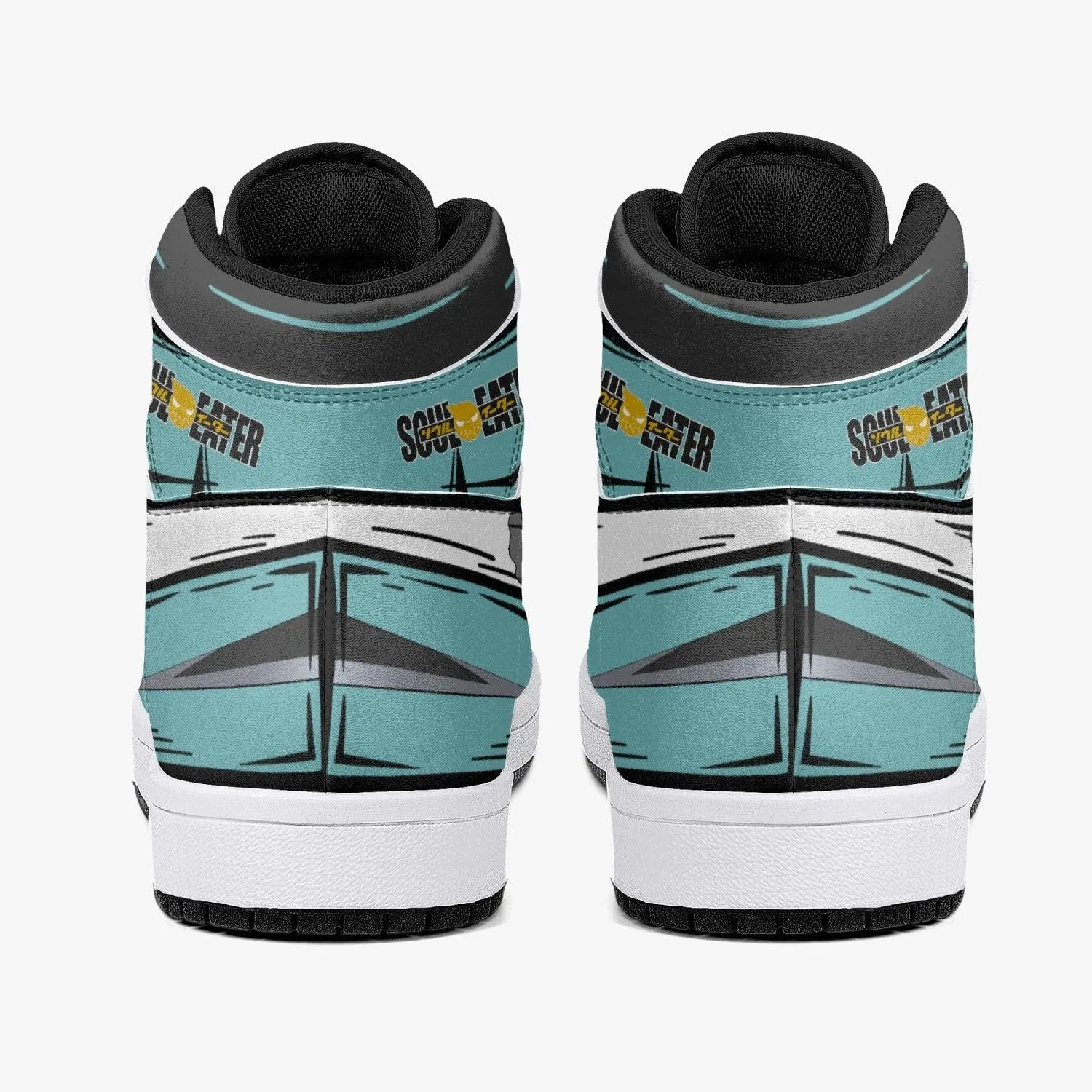 Black Star Soul Eater Mid 1 Basketball Shoes