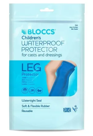 Bloccs Waterproof Protector for Casts and Dressings - Child Full Leg 1-3 yrs | Small