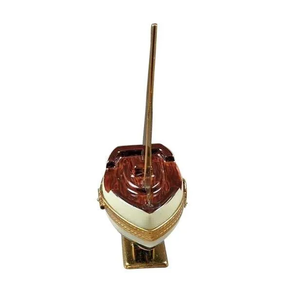 Brass Sails Sailboat with Removable Anchor Stand