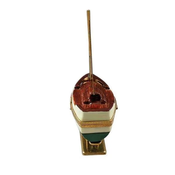 Brass Sails Sailboat with Removable Anchor Stand