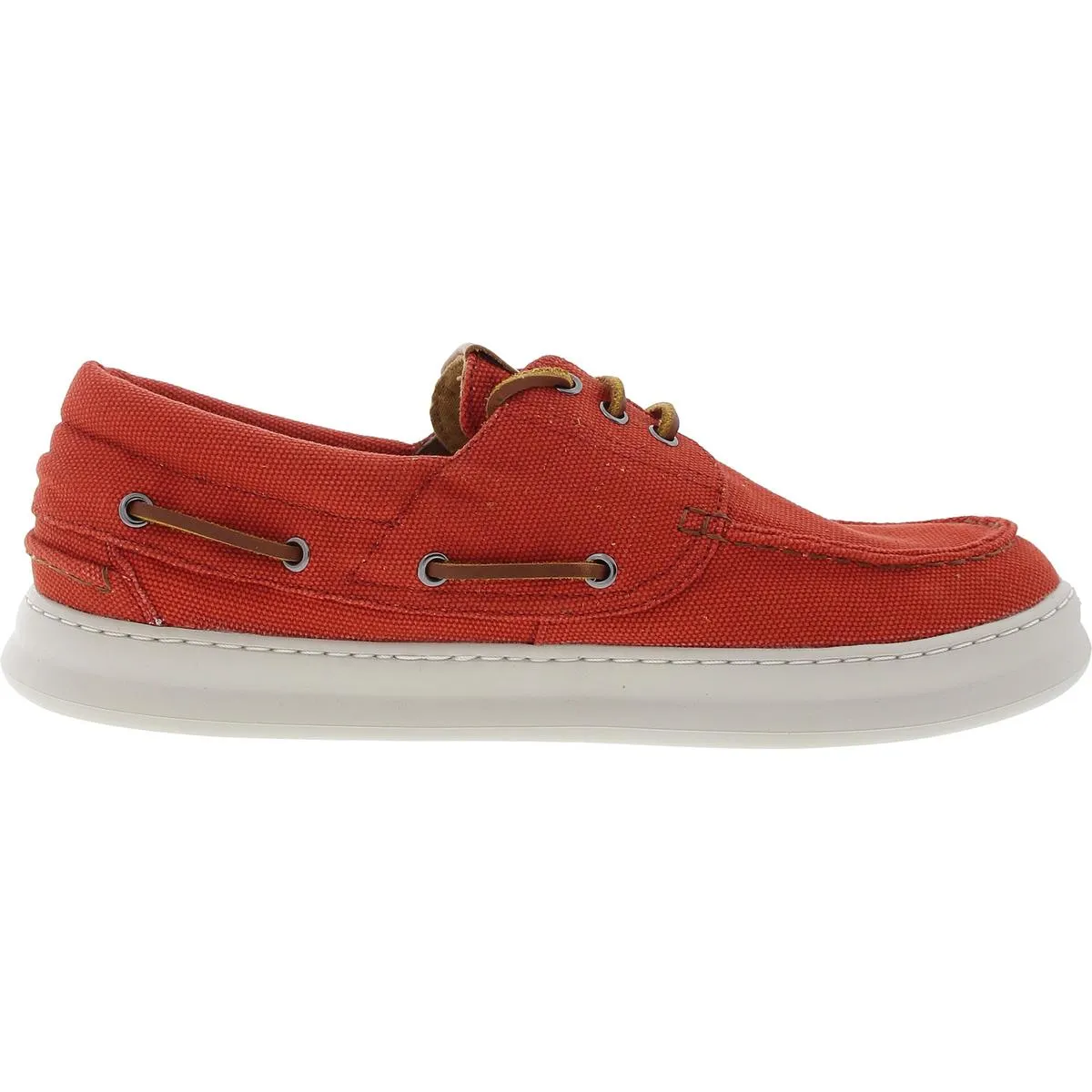 Camper Mens Runner Four Lace-Up Canvas Boat Shoes