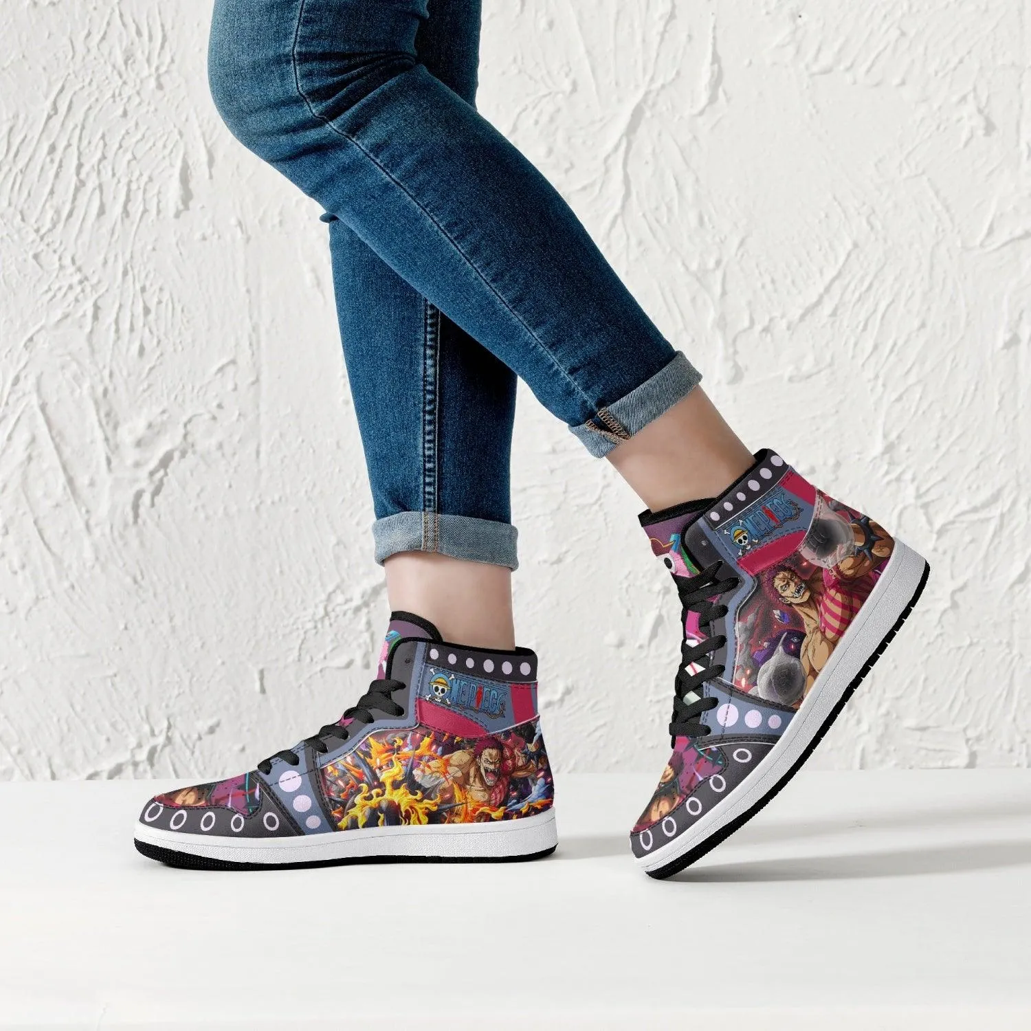 Charlotte Katakuri Awakening One Piece Mid 1 Basketball Shoes