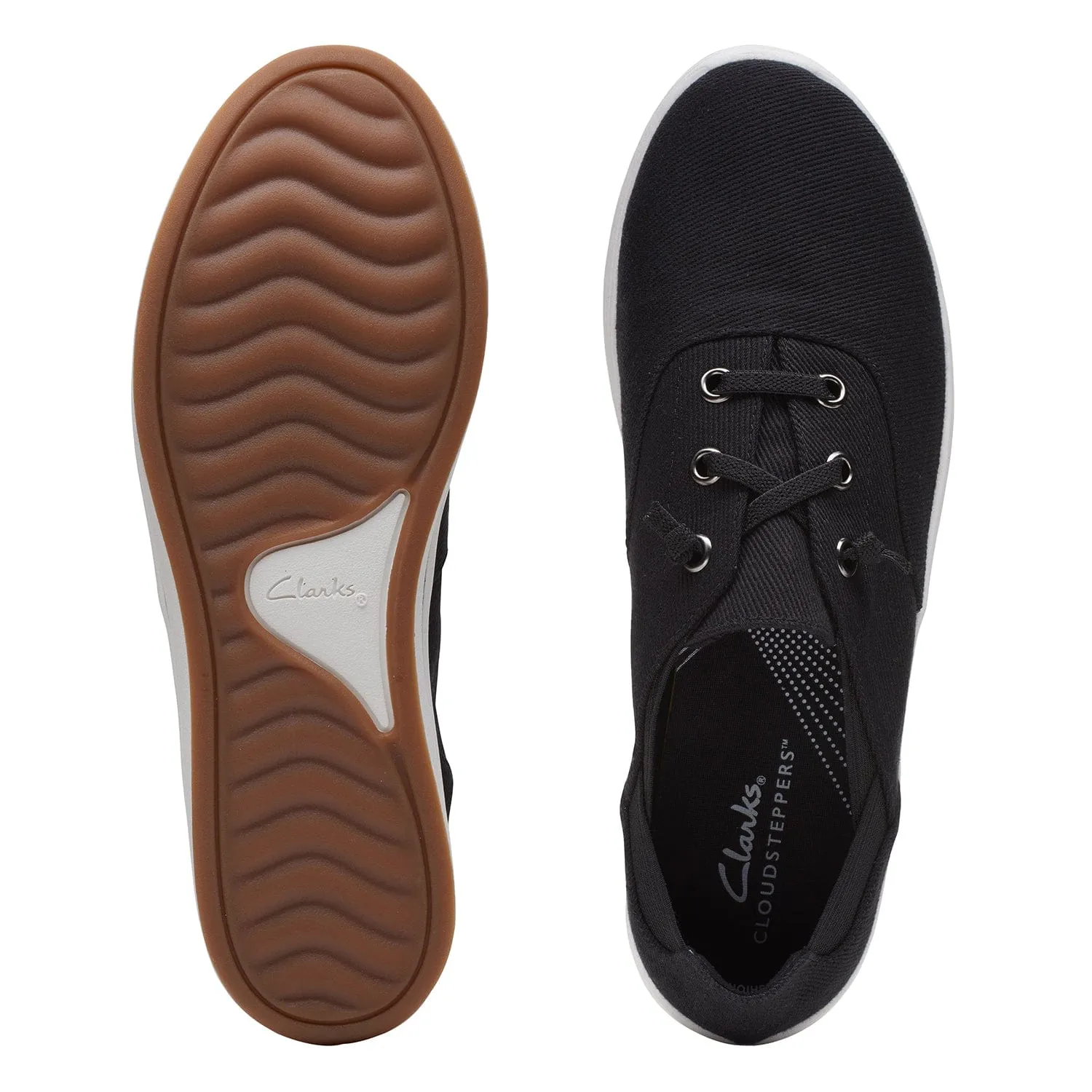 Clarks Brinkley Ave Shoes - Black - 261665974 - D Width (Standard Fit)