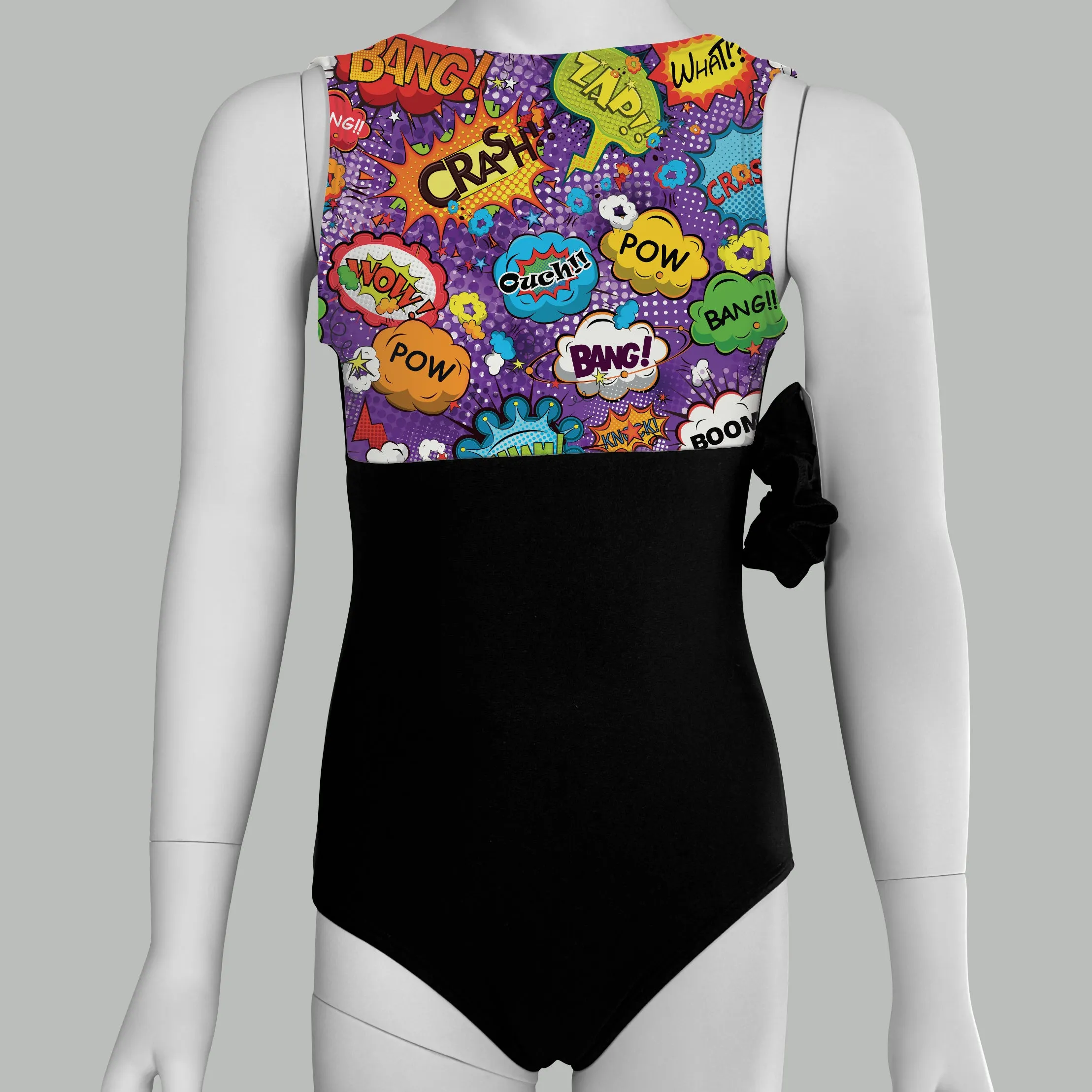 Comic Word Bubbles Leotard