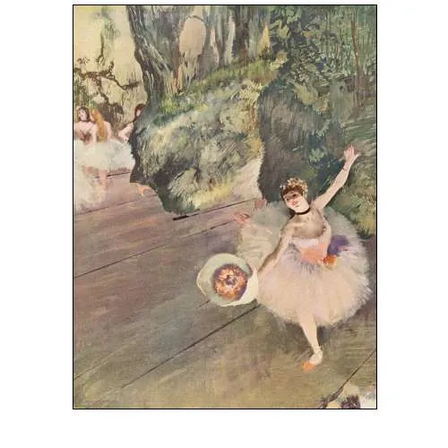 Dancer with a Bouquet of Flowers