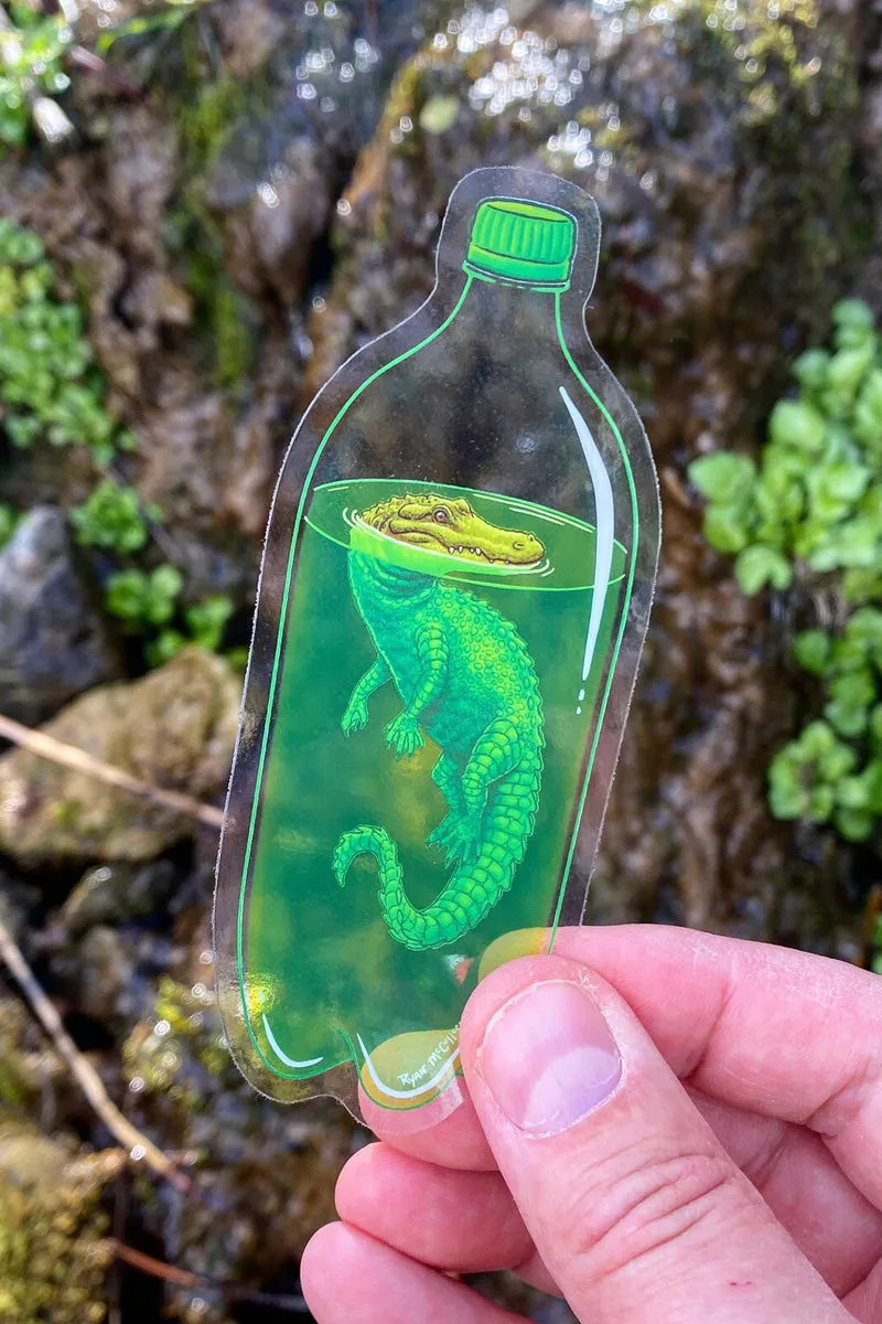 Danger Dew Clear Sticker