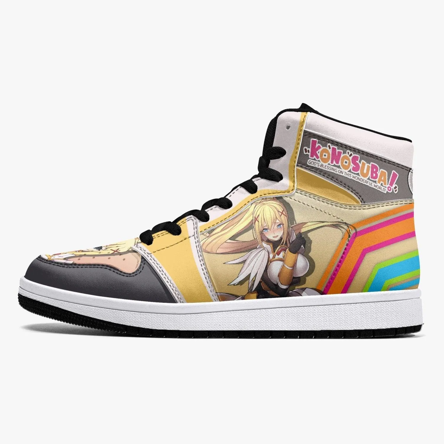 Darkness Konosuba Mid 1 Basketball Shoes
