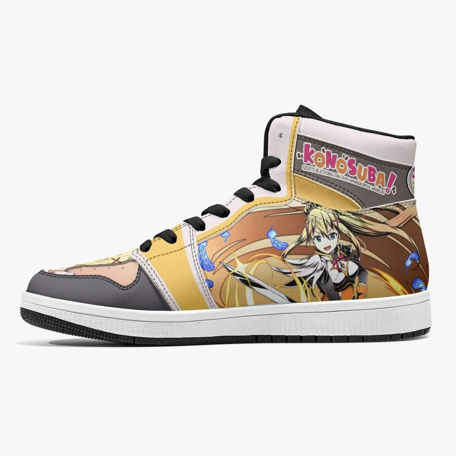Darkness Konosuba Mid 1 Basketball Shoes