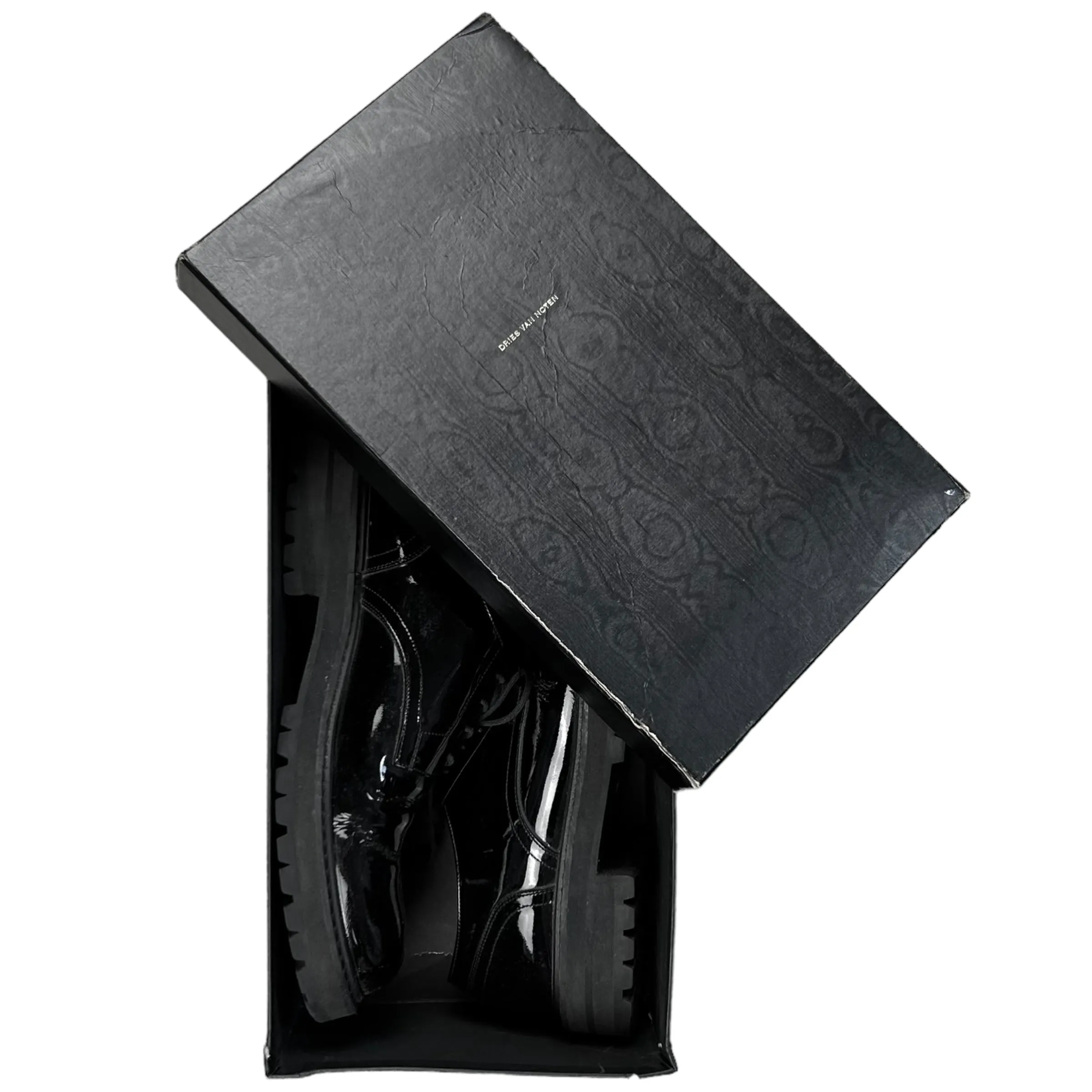 Dries Van Noten Lacquered Lug Sole Derbies