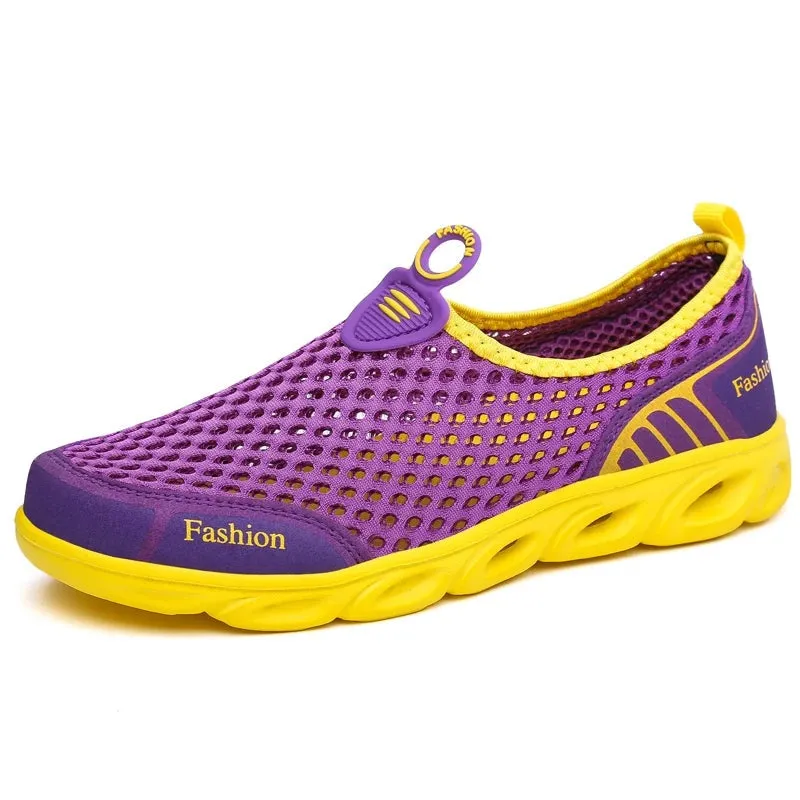 Fashion Casual Shoes Lightweight Summer Breathable Men Shoes Outdoor Comfortable Women Footwear Male Ladies Walking Shoes 36-45