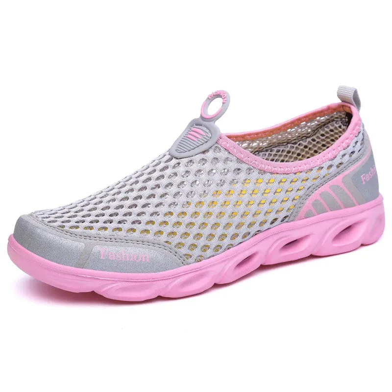 Fashion Casual Shoes Lightweight Summer Breathable Men Shoes Outdoor Comfortable Women Footwear Male Ladies Walking Shoes 36-45