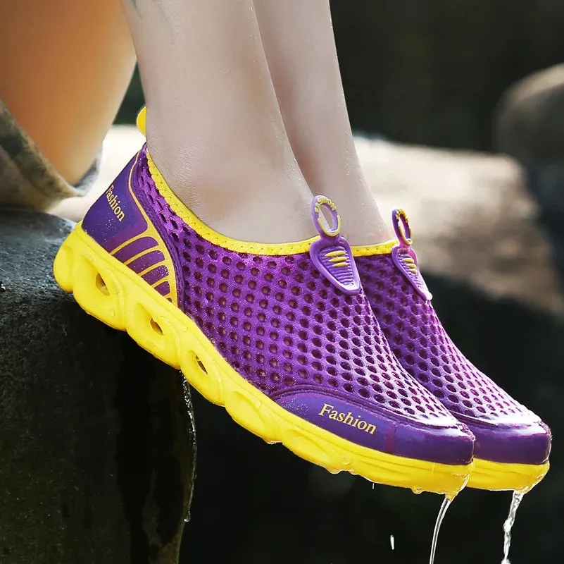 Fashion Casual Shoes Lightweight Summer Breathable Men Shoes Outdoor Comfortable Women Footwear Male Ladies Walking Shoes 36-45