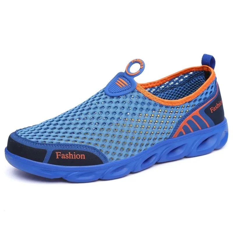 Fashion Casual Shoes Lightweight Summer Breathable Men Shoes Outdoor Comfortable Women Footwear Male Ladies Walking Shoes 36-45