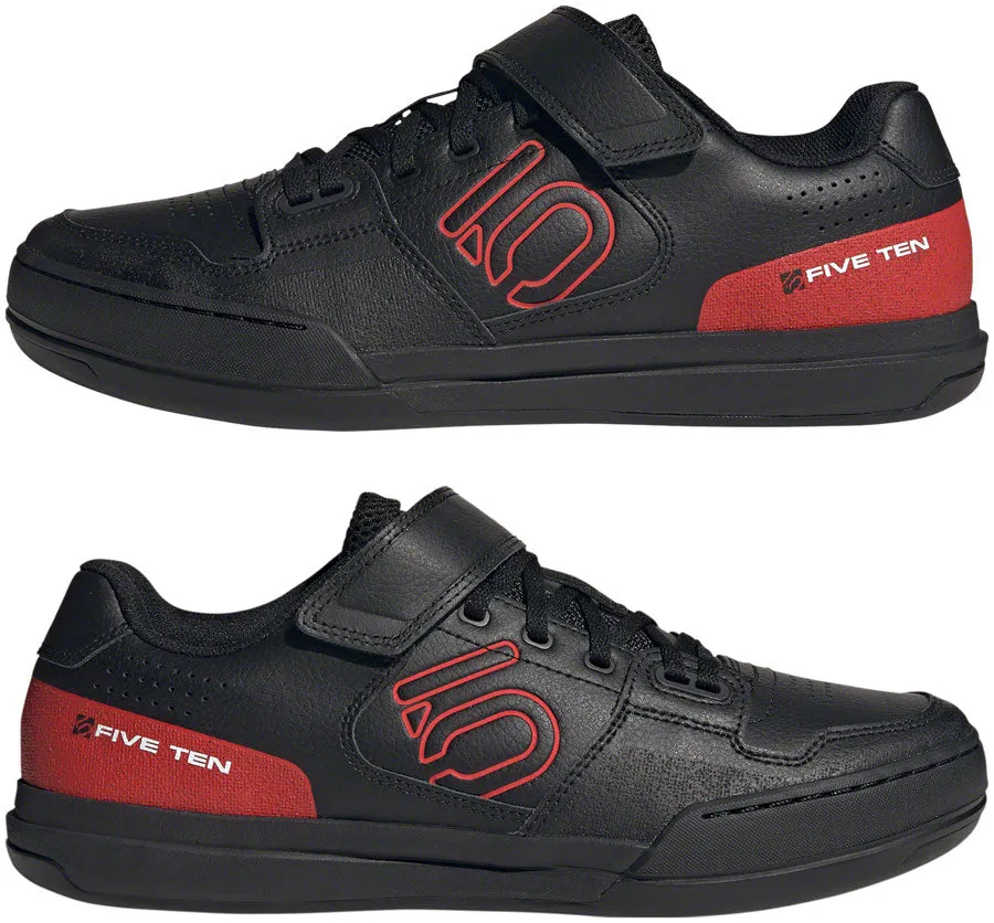 Five Ten Hellcat Mountain Clipless Shoes - Men's, Core Black/Red/FTWR White, 10.5