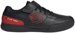 Five Ten Hellcat Mountain Clipless Shoes - Men's, Core Black/Red/FTWR White, 10.5
