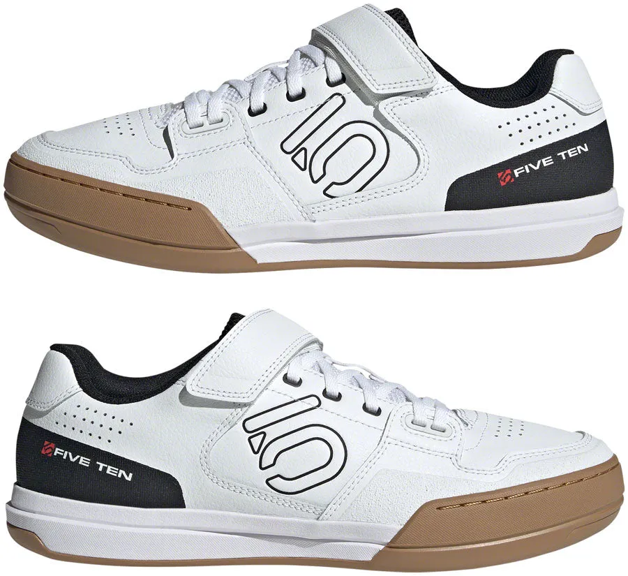 Five Ten Hellcat Mountain Clipless Shoes - Mens FTWR White/Core BLK/Red 11.5