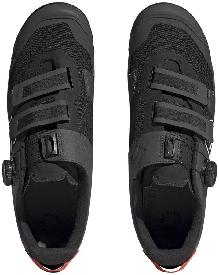 Five Ten Kestrel BOA Mountain Clipless Shoes - Mens Core BLK/Ftwr White/Impact Orange 11.5