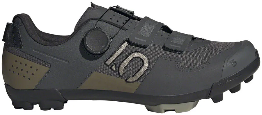Five Ten Kestrel BOA Mountain Clipless Shoes - Men's, Gray Six/Silver Pebble/Olive Strata, 9