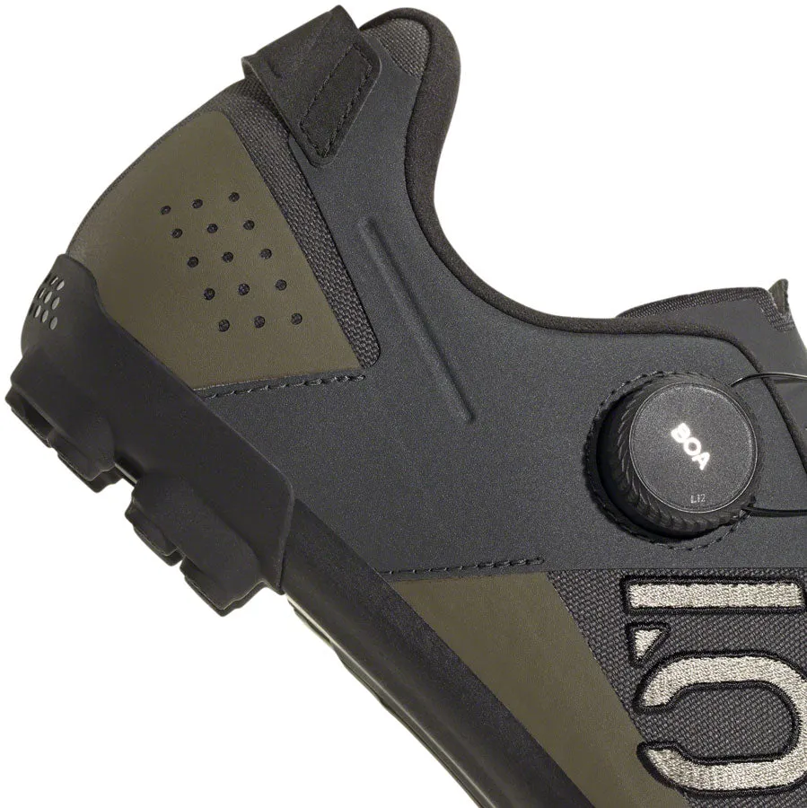 Five Ten Kestrel BOA Mountain Clipless Shoes - Men's, Gray Six/Silver Pebble/Olive Strata, 9