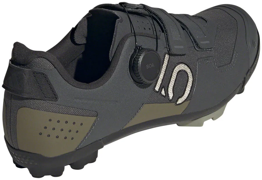 Five Ten Kestrel BOA Mountain Clipless Shoes - Men's, Gray Six/Silver Pebble/Olive Strata, 9