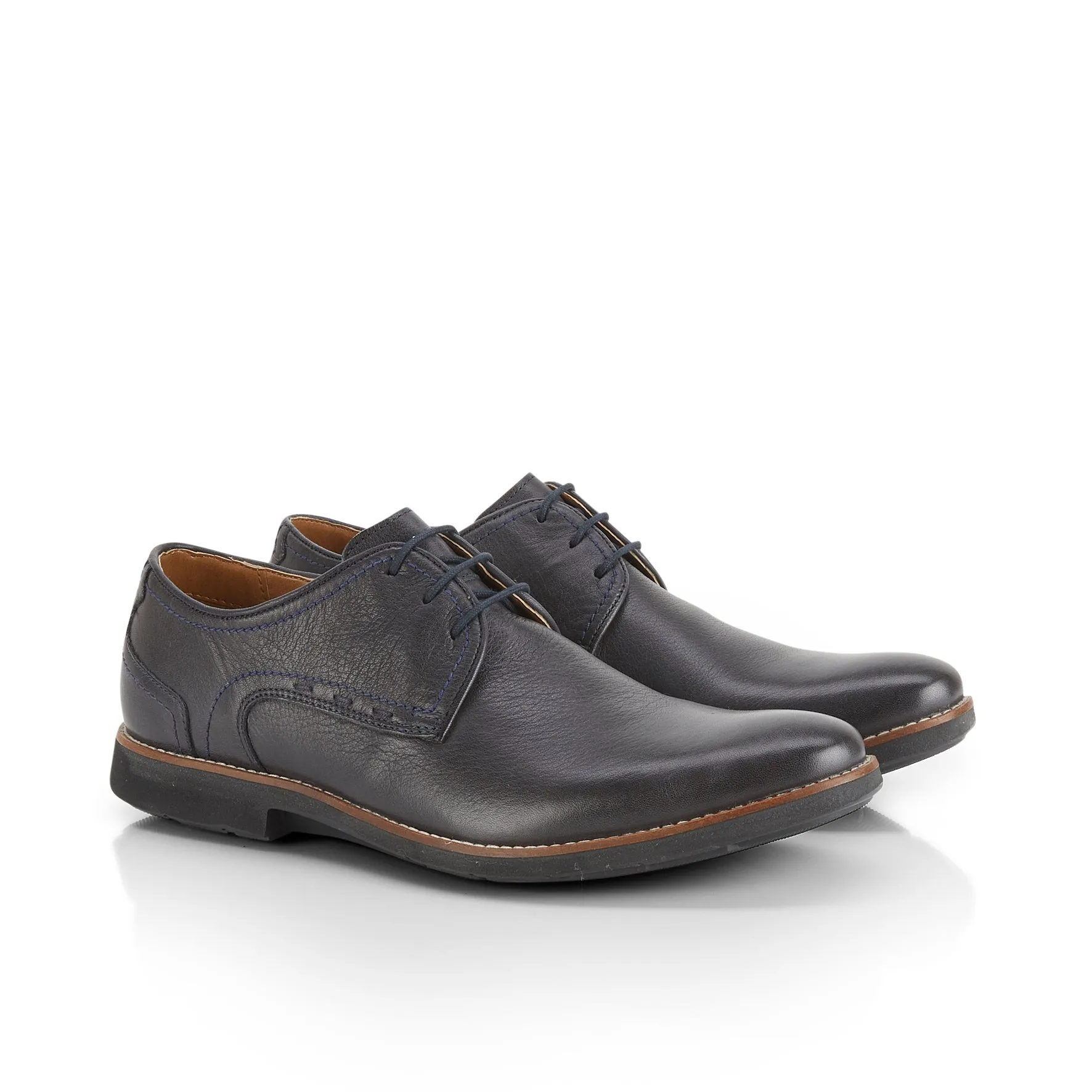 Goaplain Men's Derby Shoes - Navy