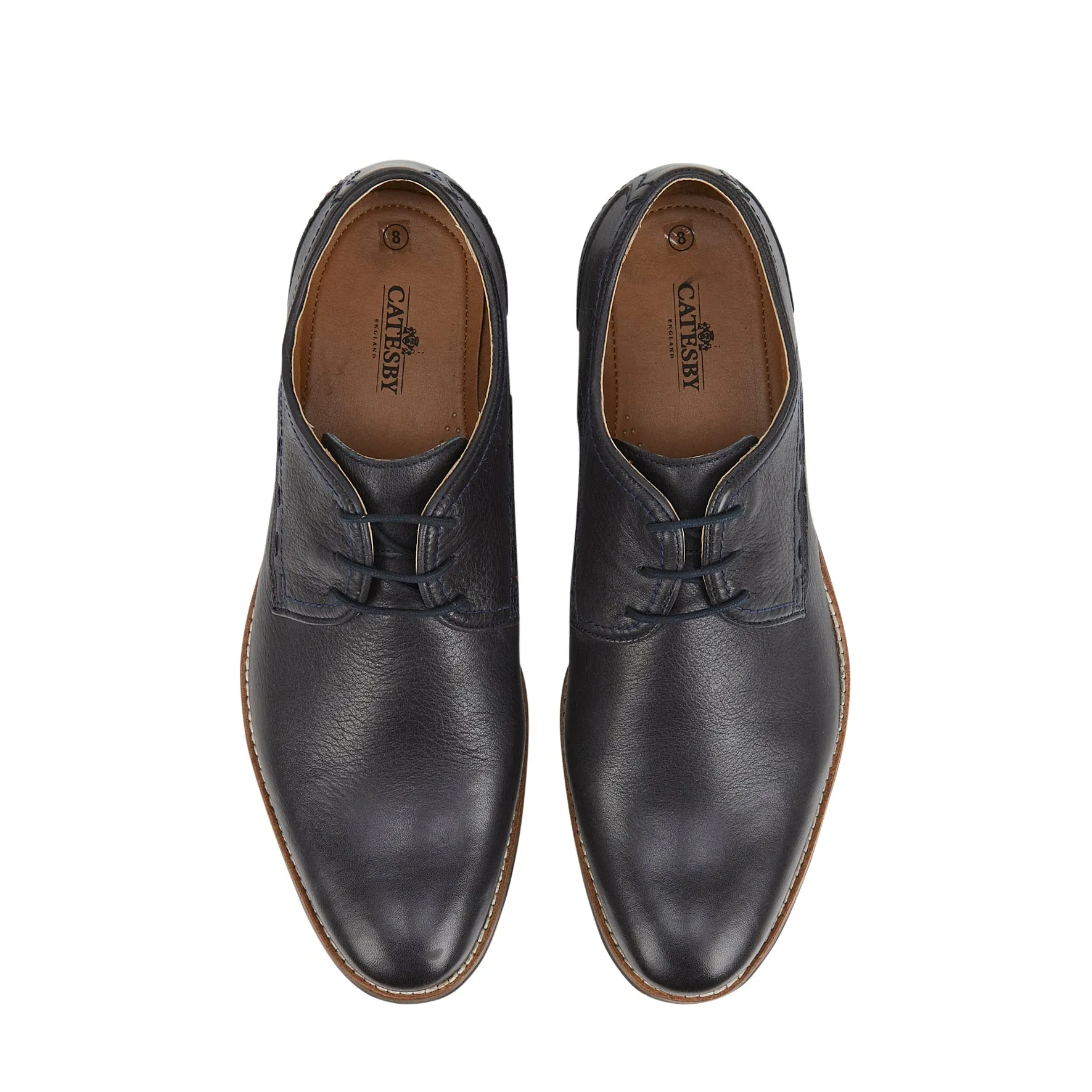 Goaplain Men's Derby Shoes - Navy
