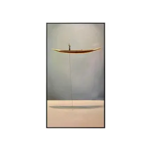 'Golden Boat' Wall Art Print