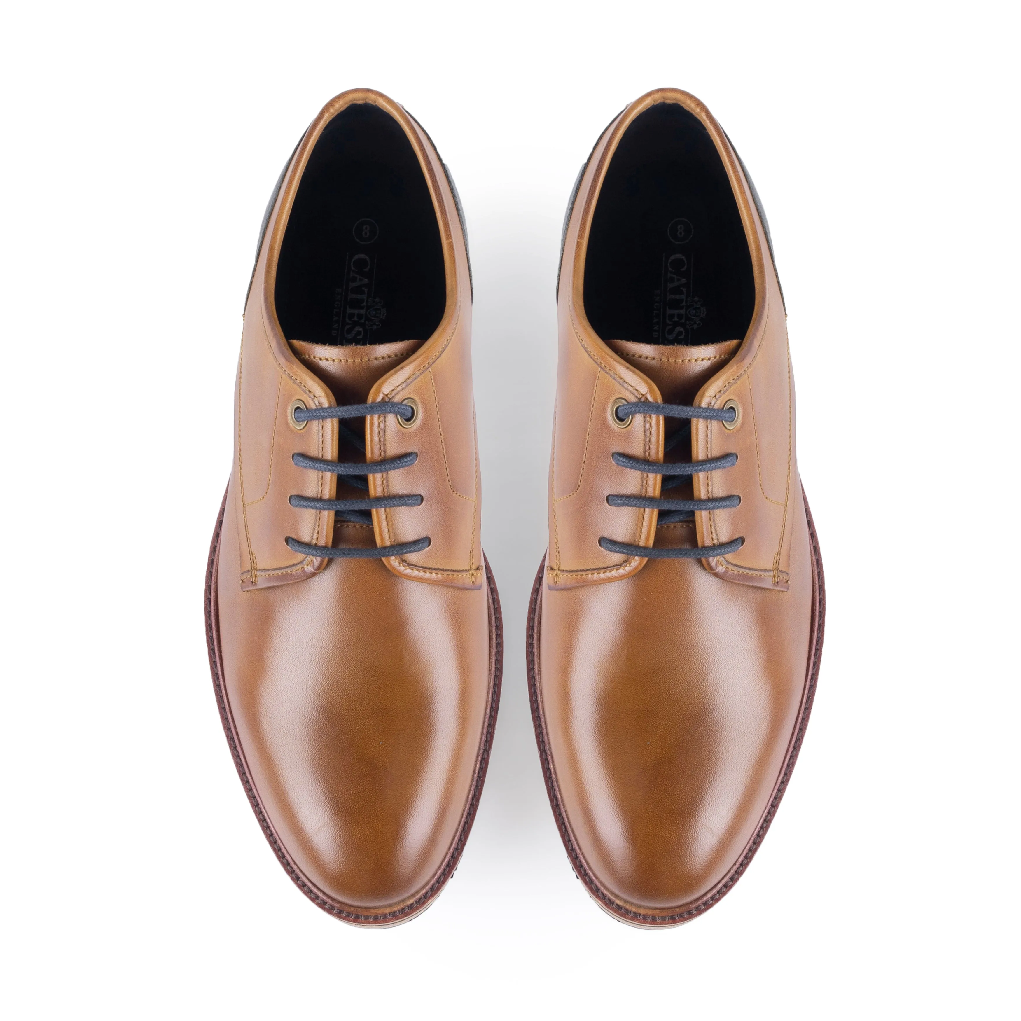 Grange Men's Derby Shoe - TAN