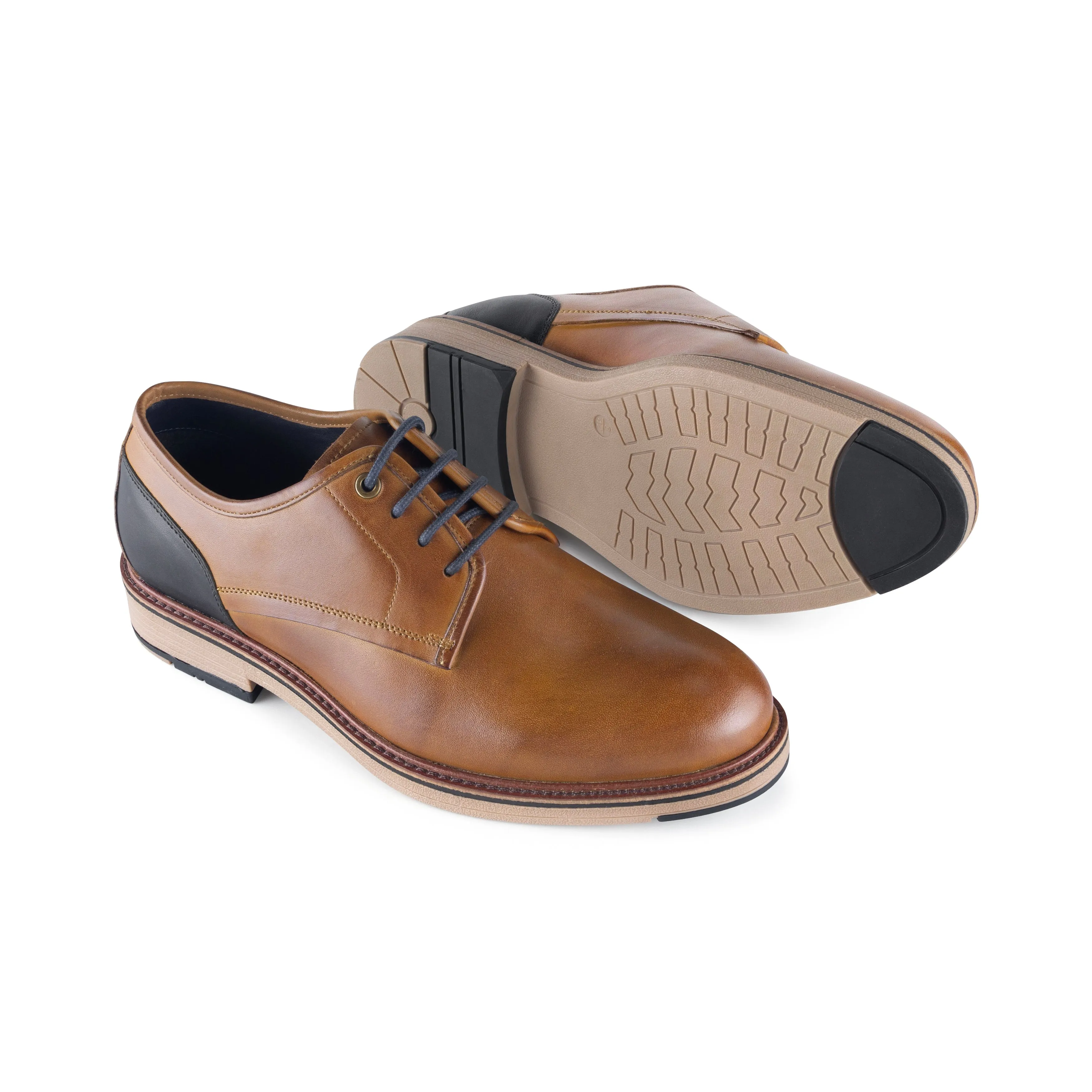 Grange Men's Derby Shoe - TAN