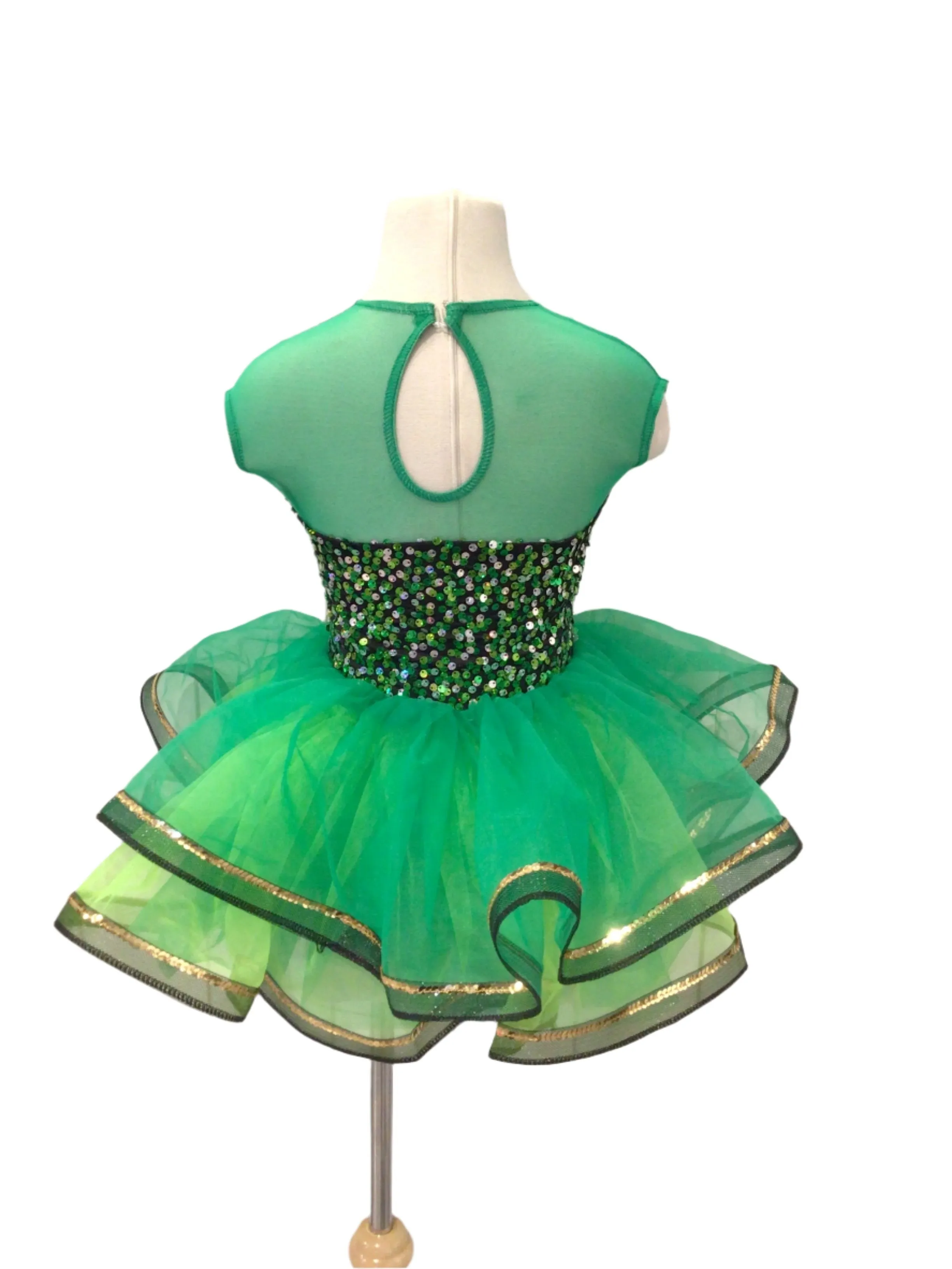 Green Sparkle Frog Tutu