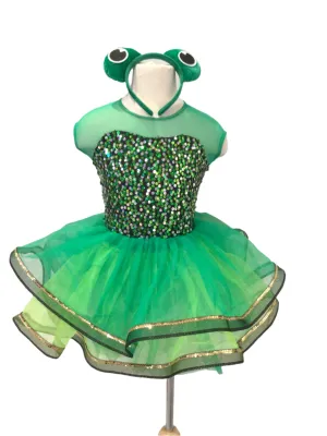 Green Sparkle Frog Tutu