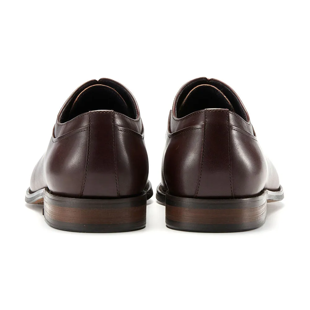 Handmade Leather Cap-Toe Derby Shoes for Men
