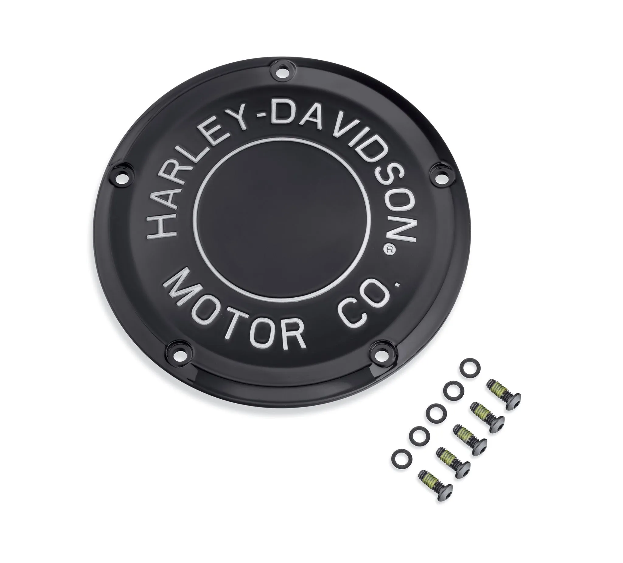 Harley-Davidson Motor Co. Derby Cover - Gloss Black