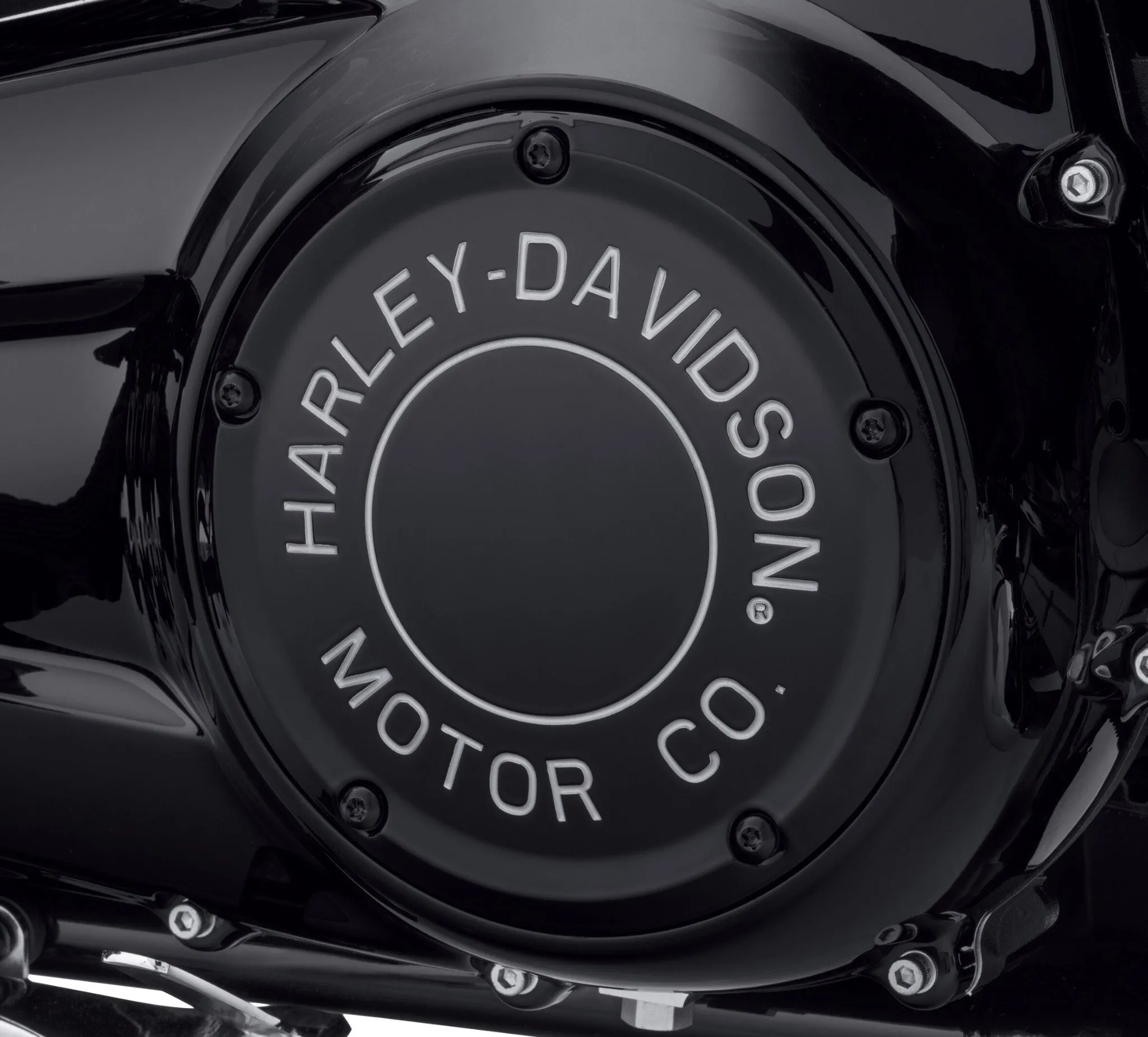 Harley-Davidson Motor Co. Derby Cover - Gloss Black