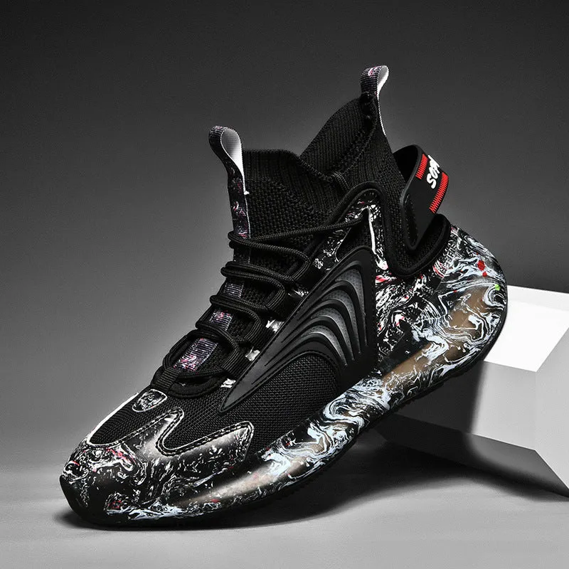 High Top Plush Cotton Basketball Shoes