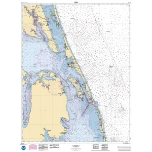 Historical NOAA Chart 12204: Currituck Beach Light to Wimble Shoals