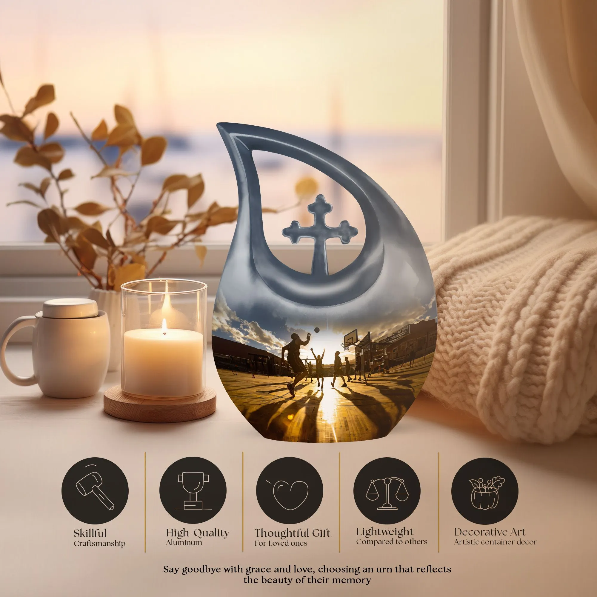 Hoops Remembrance: Unique Basketball Inspired Memorial Urn