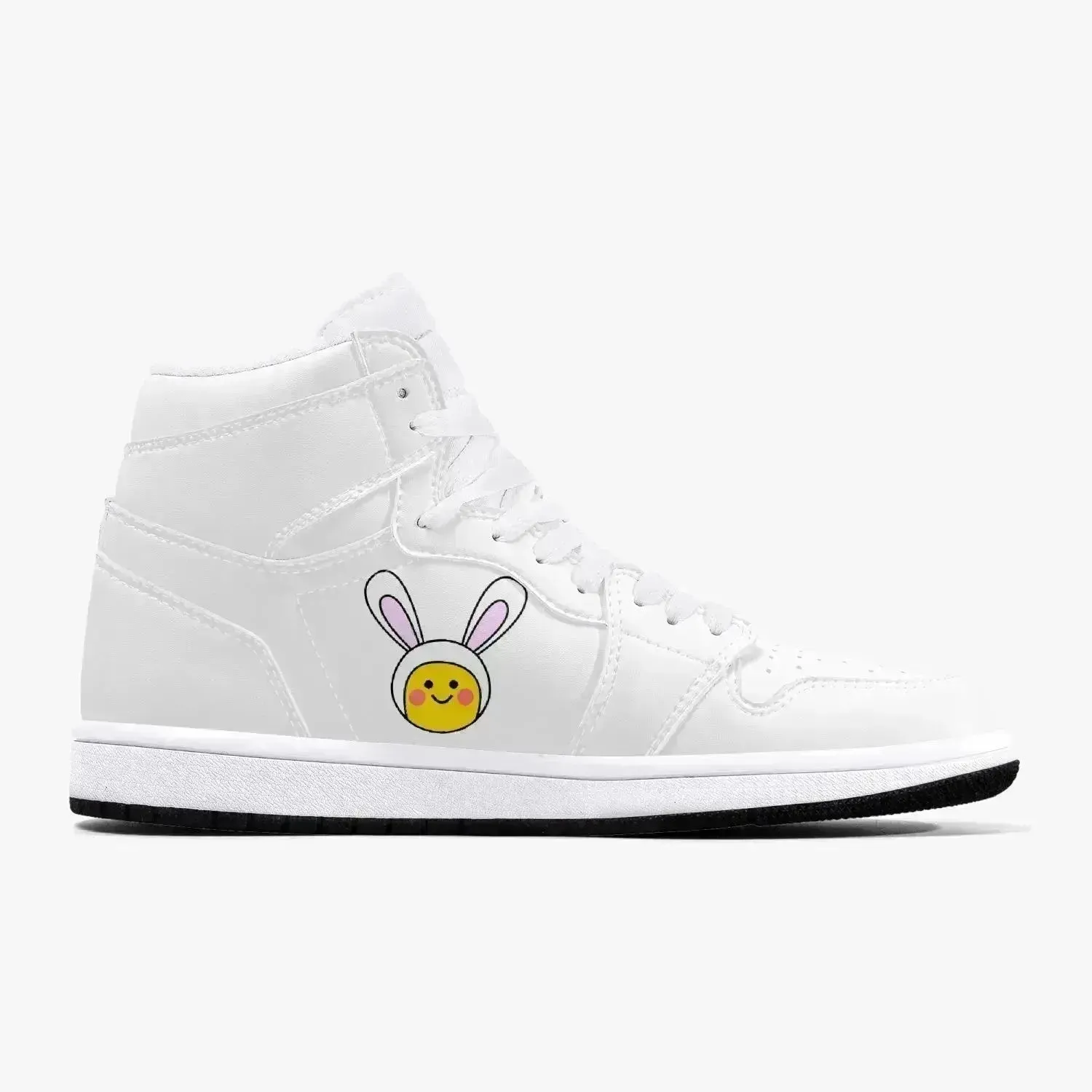 Jacki Easlick Lux Bunny High-Top Leather Sneakers